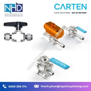 Tổng kho hàng sẵn Van bi Carten Controls CBVCBVA – Đóng ngắt khí công nghiệp