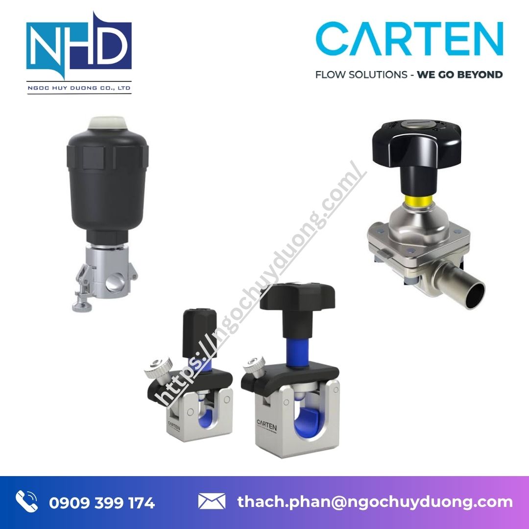 Tổng kho hàng sẵn Van bóp ống Carten Controls BPV